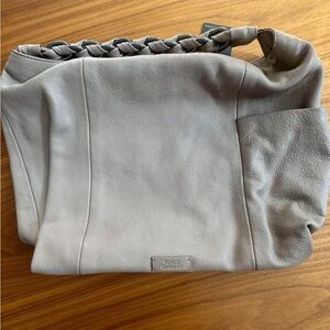 Vince Camuto Light Gray Leather Bag